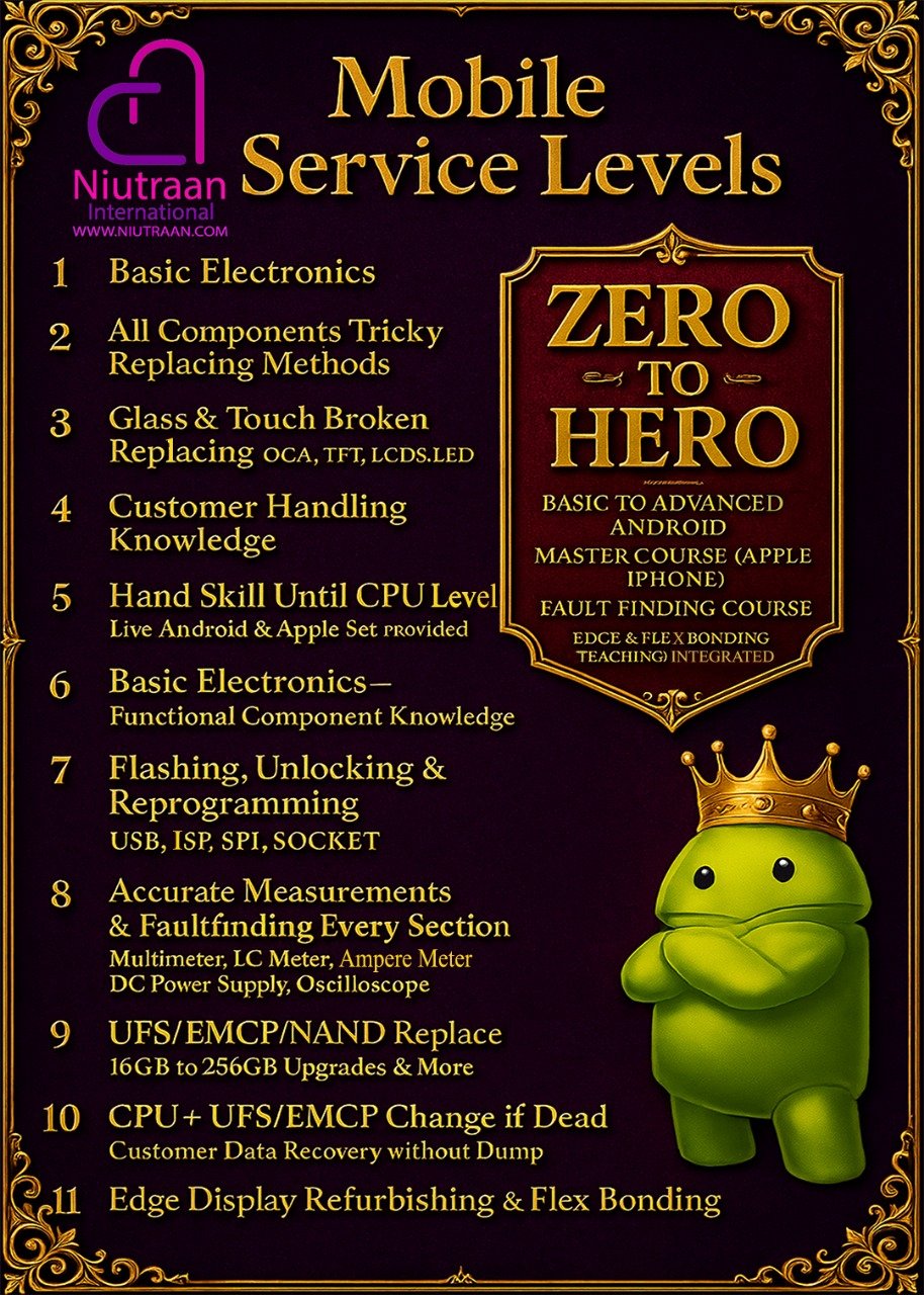 Mobile repair course hands-on training